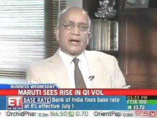 RC Bhargava sees rise in Maruti's sales volume in Q1