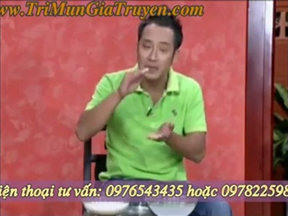 Trị vết thâm do mụn với nước vo gạo