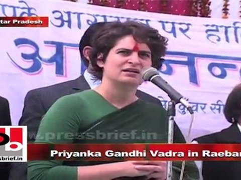 Priyanka Gandhi Vadra in Raebareli urges the people to put an end to negative politics in UP