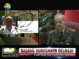 İlker Başbuğ duruşmaya gelmedi  - 22 mart 2012