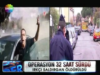 Irkçı saldırgan öldürüldü -  22 mart 2012