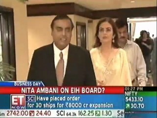 Nita Ambani on EIH board?