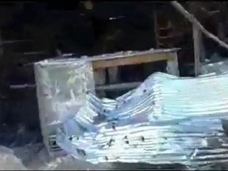 فري برس   حماة   حرق المنازل والمحلات التجارية بمافيها  22 3 2012