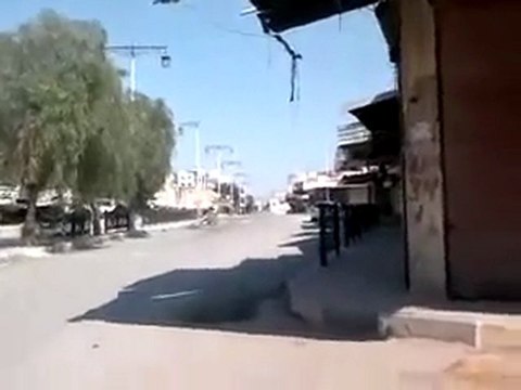 فري برس حماة اضراب سوق الحاضر الشعبي 22 3 2012