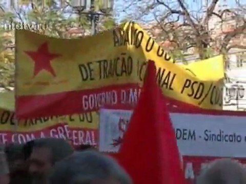 Марш протеста в Лиссабоне перерос в уличные бои