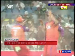 Brand Equity - IPL 4 Low TRPs, High ad rates
