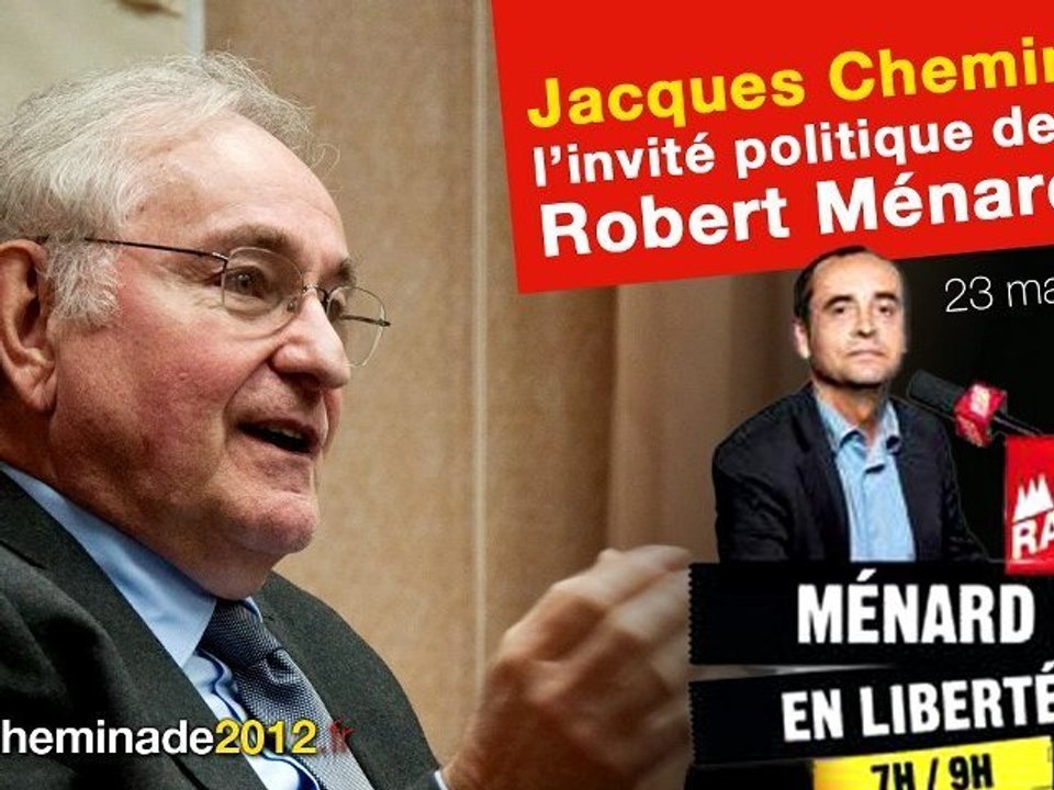 Jacques Cheminade, invité politique de Robert Ménard sur Sud Radio