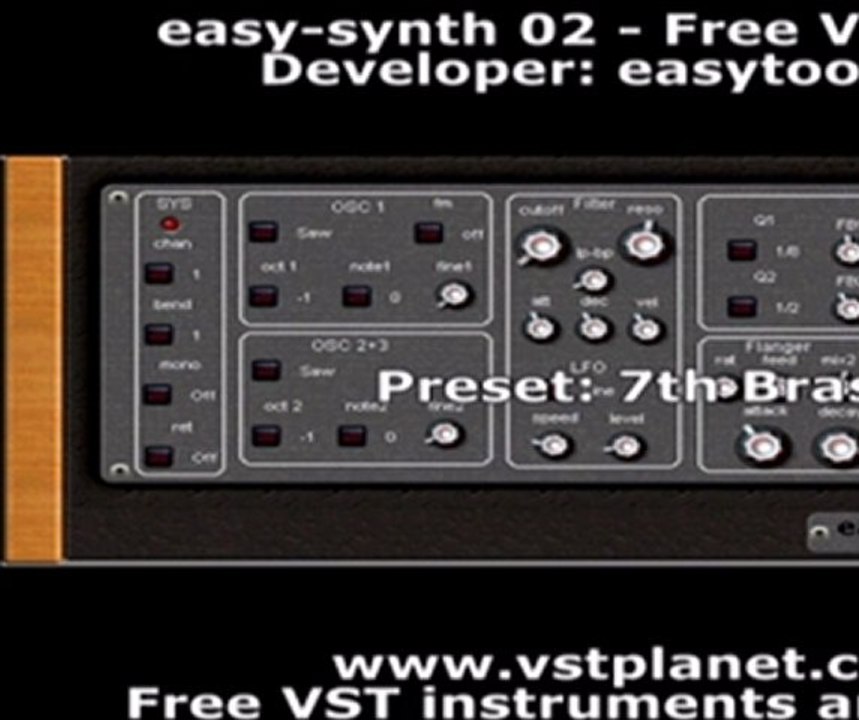 easy-synth 02 - Free VST synth