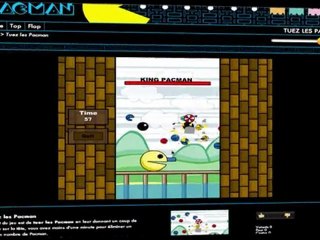 Vidéo d'un site sympa de jeux pacman