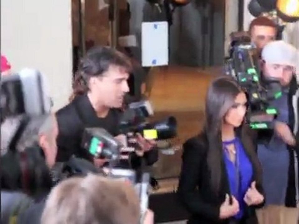 Kardashian Gets Pelted