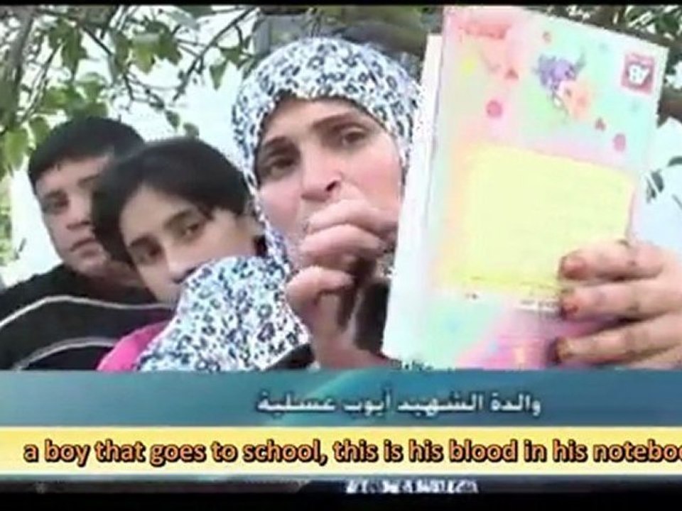 Ayub "Job" a Palestinian boy torn to pieces by Zionism