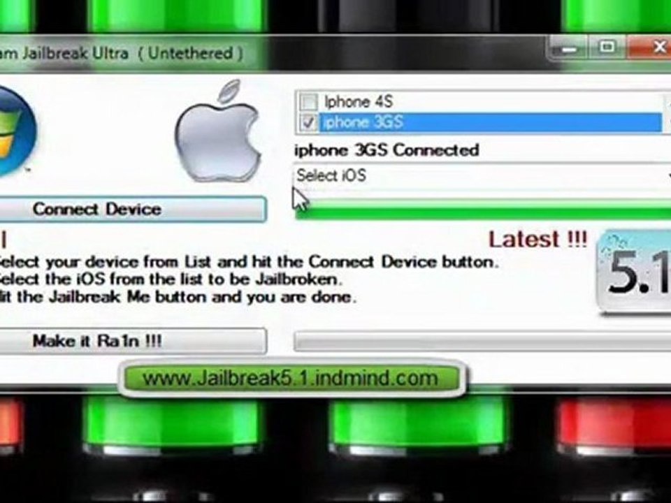 How To Jailbreak And Unlock Iphone 4 & Iphone 4s IOS 5.1 With Baseband 04.11.08 [Untethered]