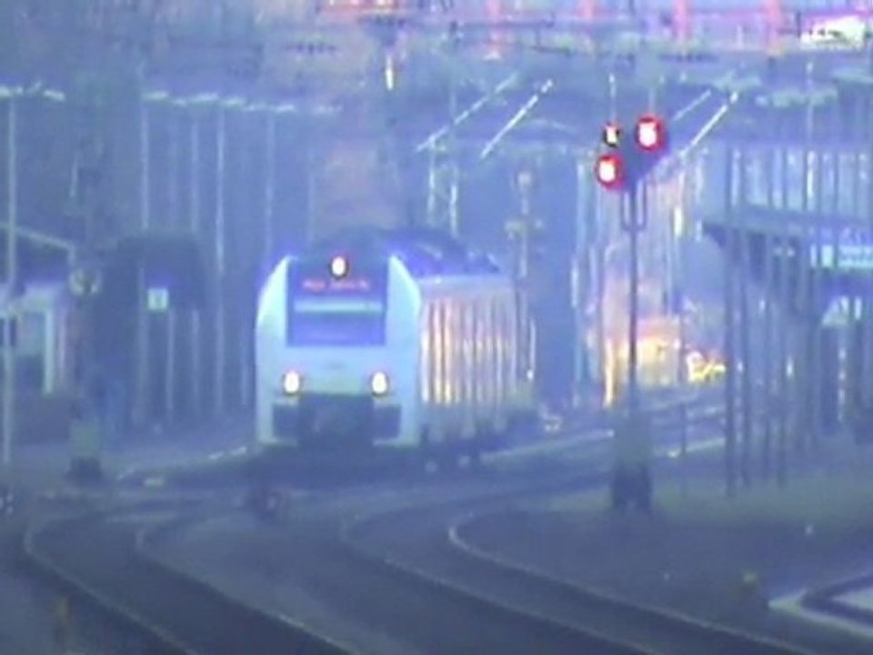 Züge Brohl-Lützing am Rhein, LTE 185, Railion 185, Captrain E186, 2x 151, 2x 101, 2x 460