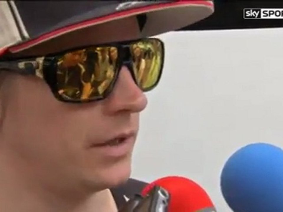 Malaysia 2012 Kimi Räikkönen FP2 Interview
