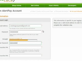 AlertPay-jak założyć konto