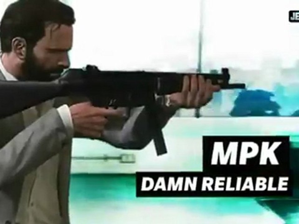 Max Payne 3 : Weapons trailer