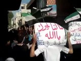 فري برس دمشق مظاهرة حي العسالي بدمشق جمعة يا دمشق قادمون 23 3 2012