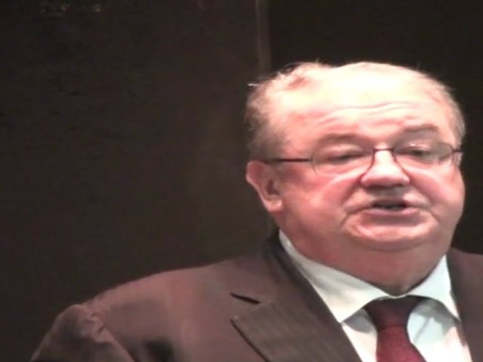 Daniel Vaillant ancien Ministre de l'Intérieur 22/03/2012 Vouneuil-sur-Vienne 2