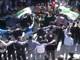 فري برس حمص مظاهرة رائعة في حي وادي العرب في جمعة يا دمشق قادمون 23 3 2012