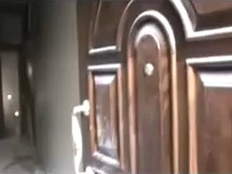 فري برس حمص باب السباع شارع الوادي اثار قصف البيوت مع ابو معاذ 23 3 2012