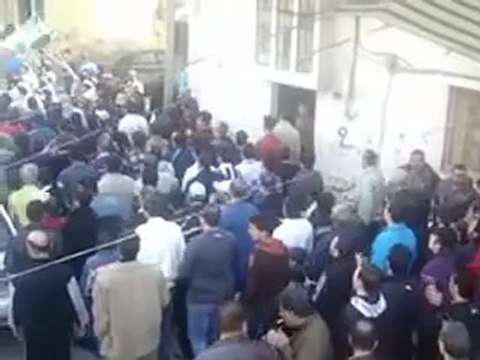 فري برس حمص الحمراء مظاهلرة في جمعة قادمون يادمشق 23 3 2012