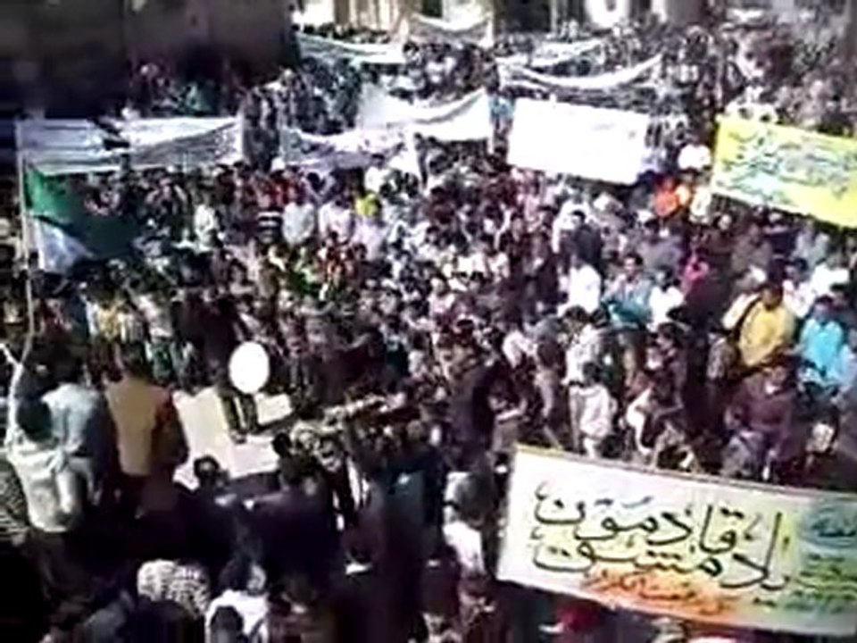 فري برس حلب تل رفعت مظاهرة حاشدة في جمعة قادمون يادمشق 23 3 2012 ج3