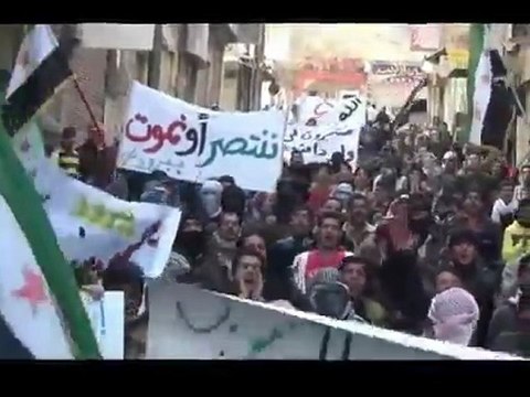فري برس ريف دمشق يبرود الموت ولا المذلة 23 03 2012 ج3