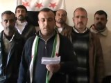 فري برس حلب إنشقاق مجموعة من صف الضباط والعناصر في الأتارب وإنضمامهم للجيش الحر 23 3 2012