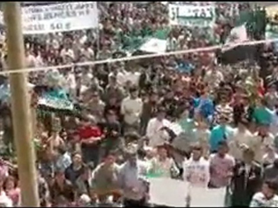 فري برس إدلب تفتناز مظاهرة حاشدة جمعة يادمشق قادمون 23 3 2012 ج2