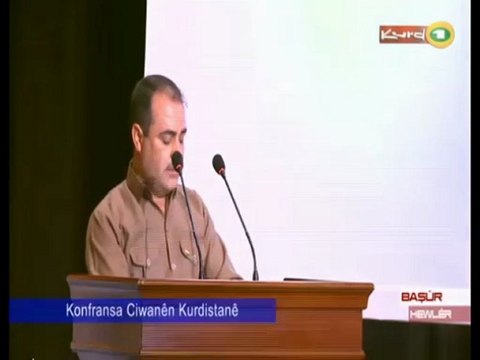 Konferansa Ciwanên Kurdistanê li Hewlêr. Axaftina nûnerên ciwanan..