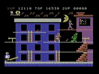 Classic Game Room - POPEYE review for ColecoVision