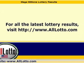 Mega Millions Lottery Drawing Results for March 23, 2012