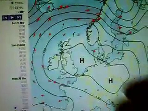 Prévision météo du samedi 24 mars 2012 de Gigi