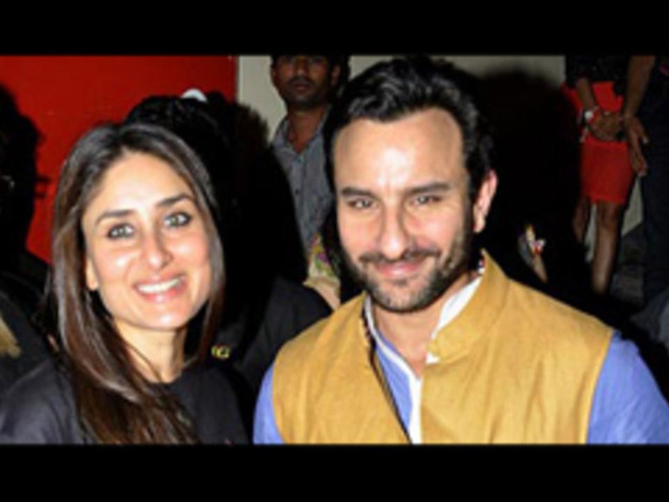 Saif & Kareena At Agent Vinod Premiere Show