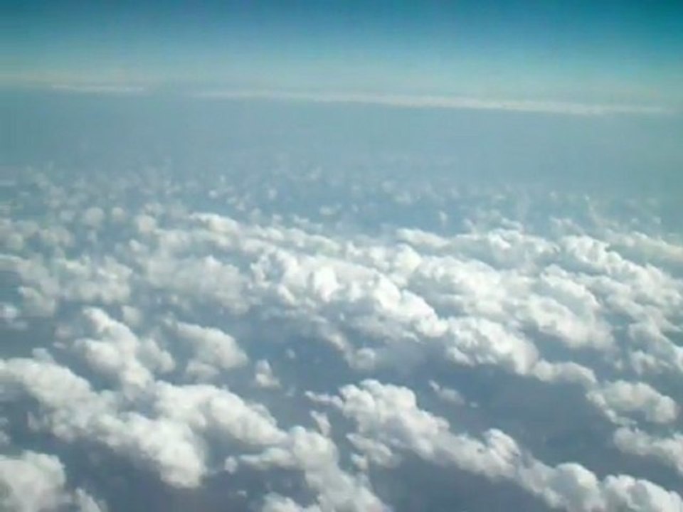 skyline from flight
