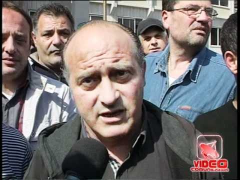 Napoli - La protesta dei 270 lavoratori Asia (23.03.12)