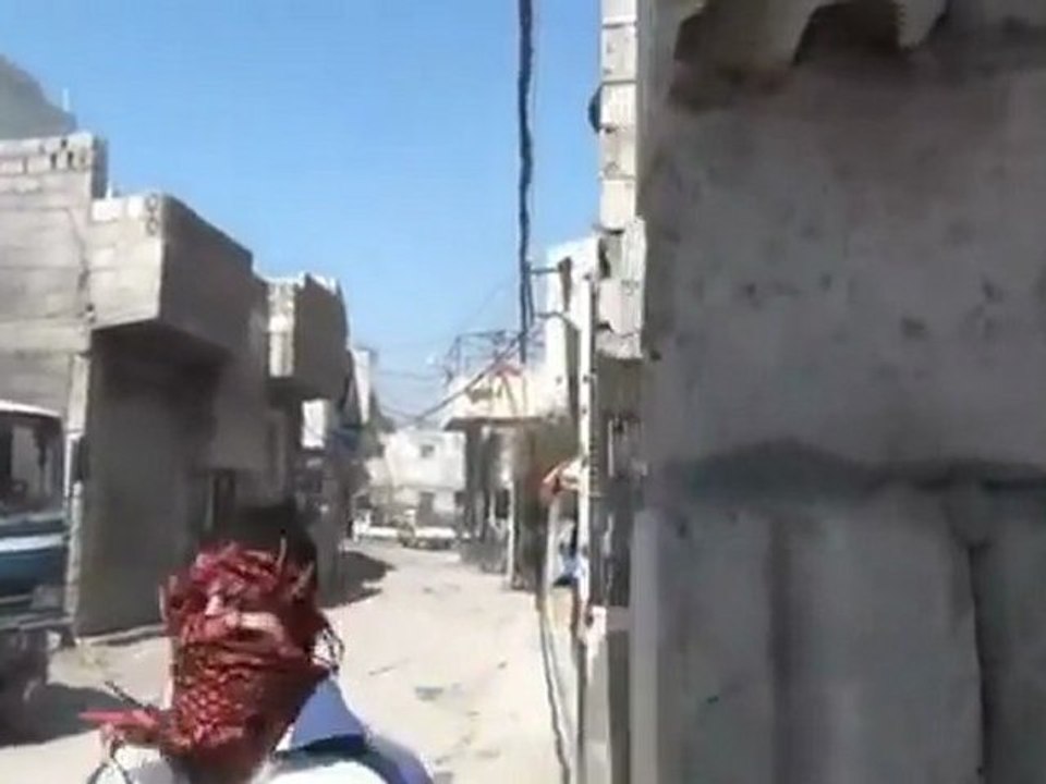 فري برس دمشق كفرسوسة جامع النعيم إطلاق رصاص وسقوط جرحى 23 3 2012