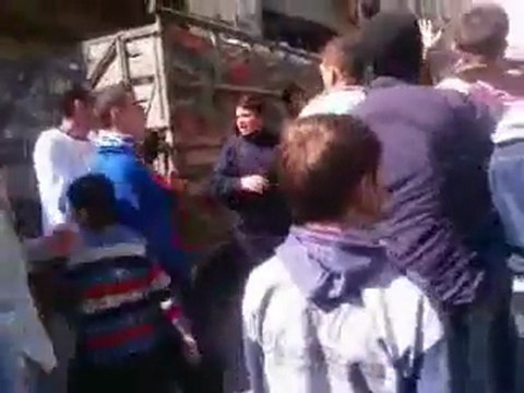 فري برس دمشق دف الشوك الحسين بن علي جمعة قادمون يا دمشق 23 3 2012 ج2