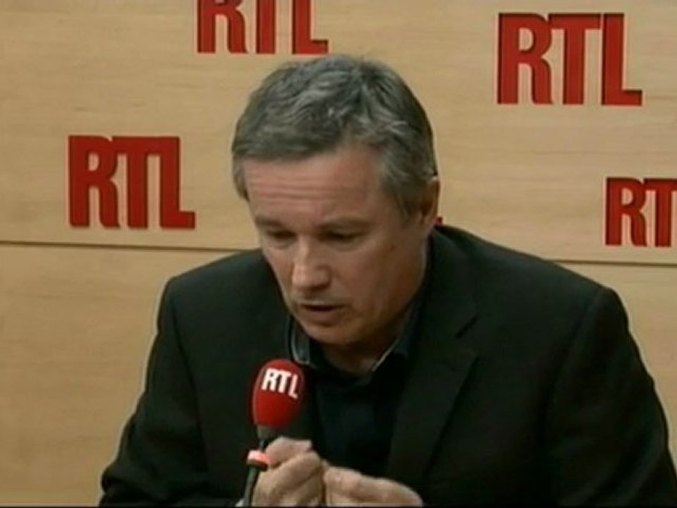 "RTL 2012" accueille Nicolas Dupont-Aignan