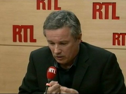 RTL 2012 accueille Nicolas Dupont-Aignan