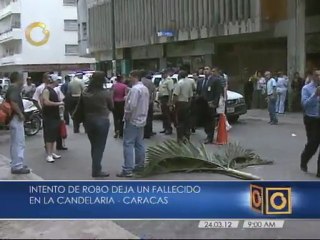 Un muerto y un herido tras choque ocasionado por intento de robo en La Candelaria