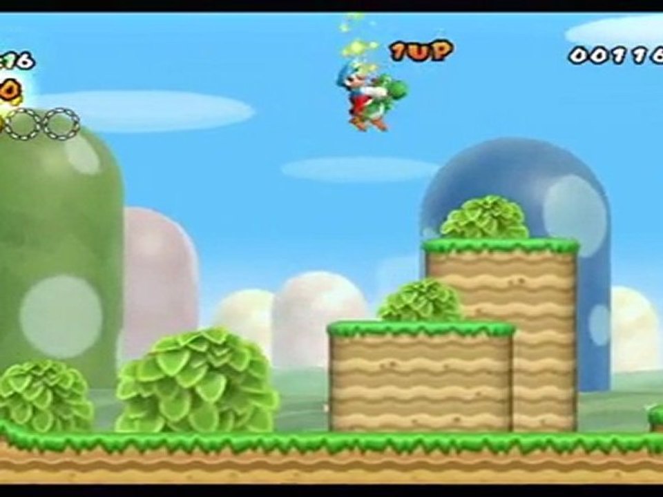 WT mario bros wii part 1 un anniversaire gachée et le monde 1