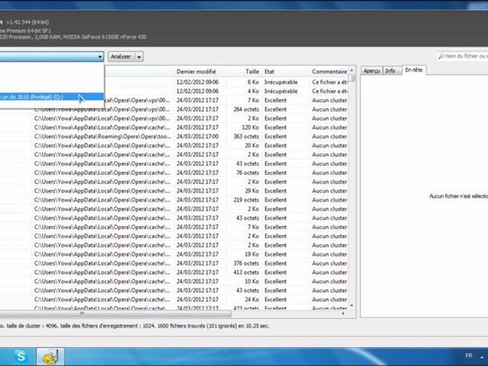 [Tutoriel] Récupérer des fichiers supprimés après vidage de la corbeille