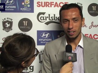 Interview de Nenê avant PSG-Bordeaux lors de l'anniversaire de Surface