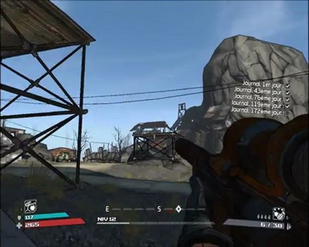 borderlands Journal caché les arid Badlands