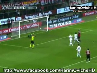 AC . Milan  VS AS. Roma (2-1) All Goals Serie A 24/03/12