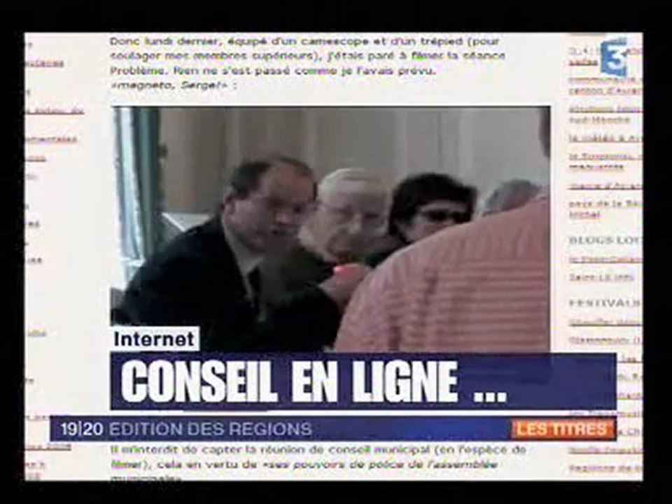 le dépouté-maire d'Avranches (50) Gwenaouel Houet interdit de filmer le conseil municipal