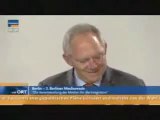 Schäuble sagt die Wahrheit, wenn auch ungewollt