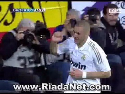 الدورى الاسبانى - ريال مدريد 5-1 ريال سوسيداد@RiadaNet.com