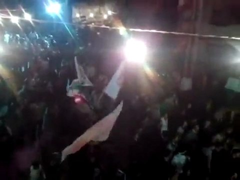 فري برس ريف دمشق دوما مظاهرة مسائية 24 3 2012